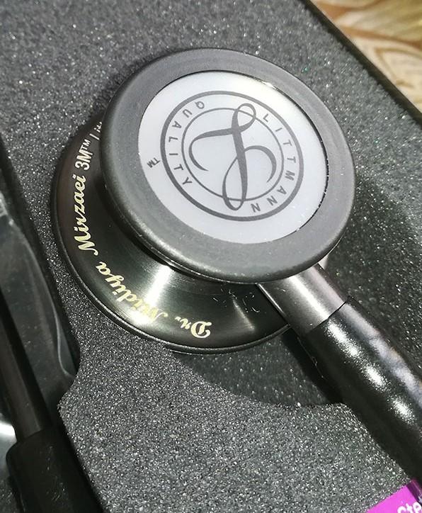 گوشی پزشکی لیتمن کلاس 3 مشکی دودی 5811