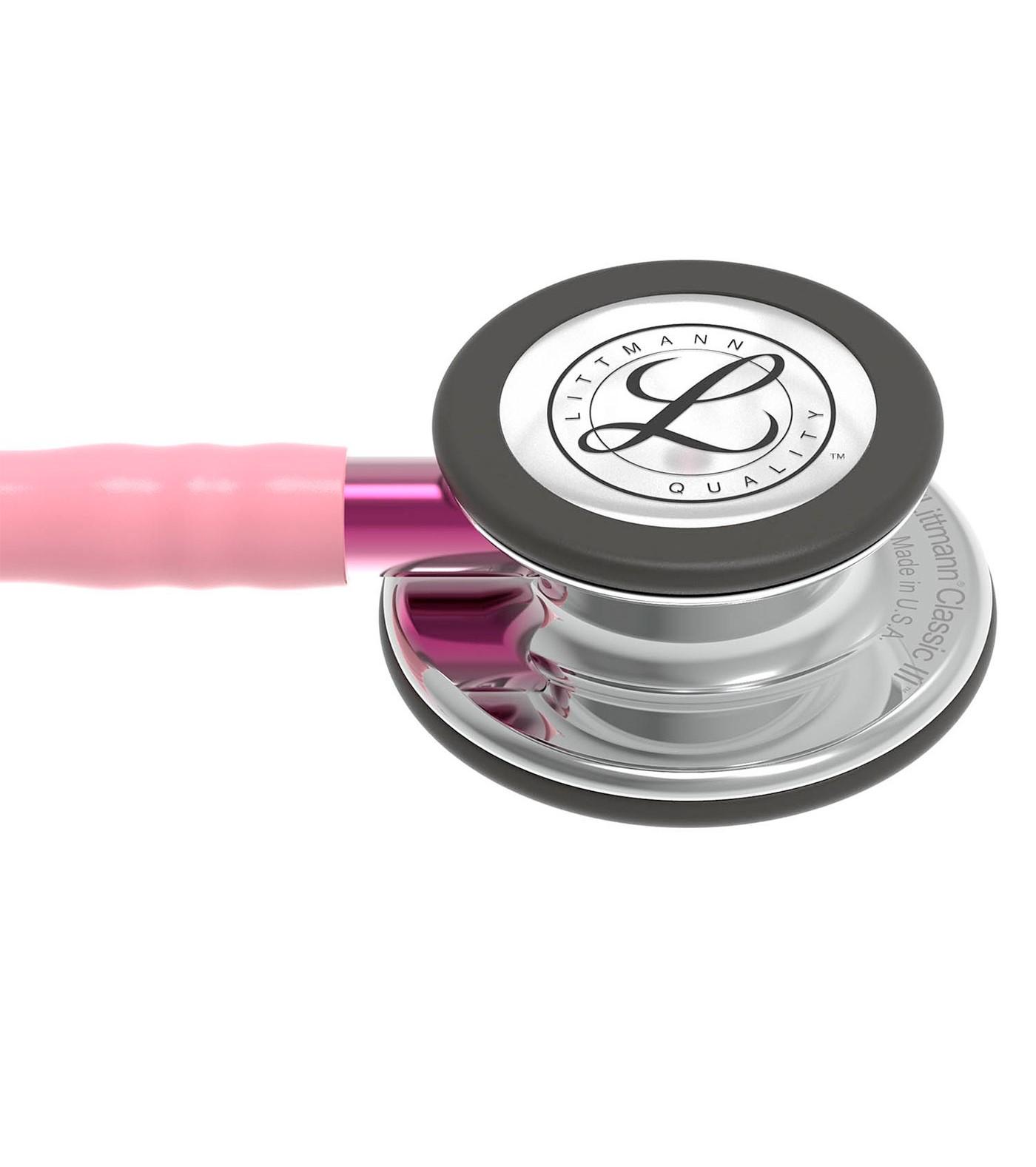 گوشی پزشکی لیتمن کلاس 3 صورتی آینه ای 5962