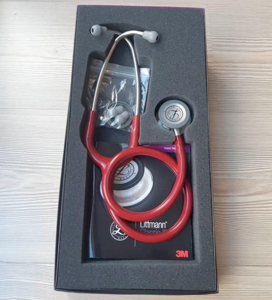 گوشی پزشکی لیتمن کلاس 3 زرشکی 5627