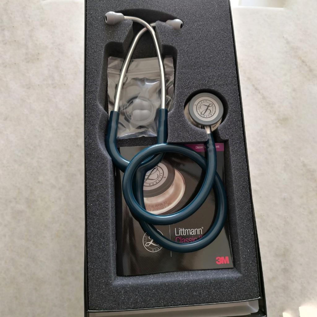 گوشی پزشکی لیتمن کلاس 3 آبی کاربنی 5623