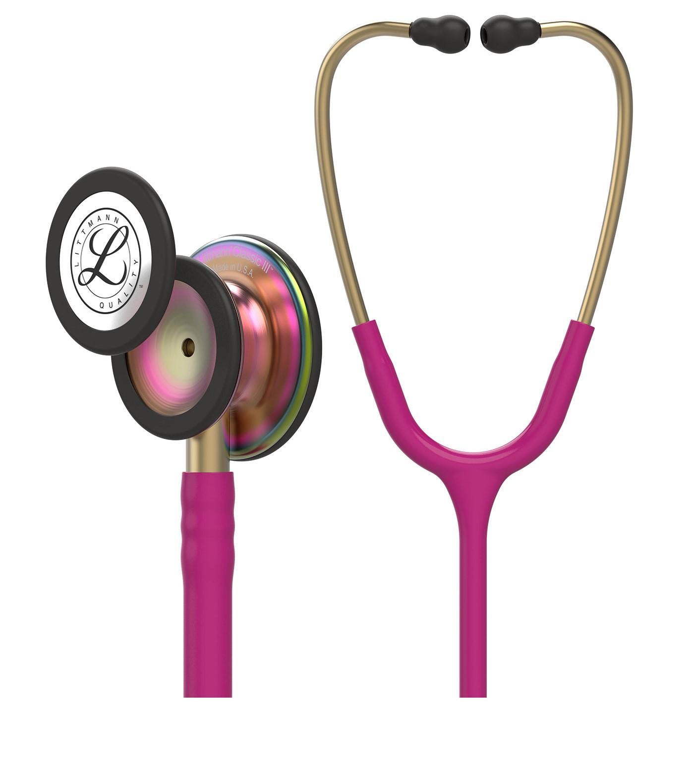 گوشی پزشکی لیتمن کلاس 3 تمشکی رنگین کمانی 5806