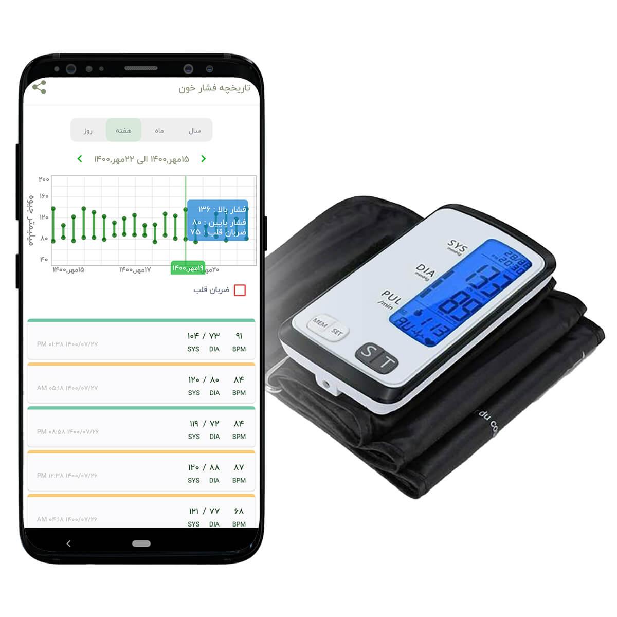 دستگاه فشارسنج دیجیتال نبض مدل NB1