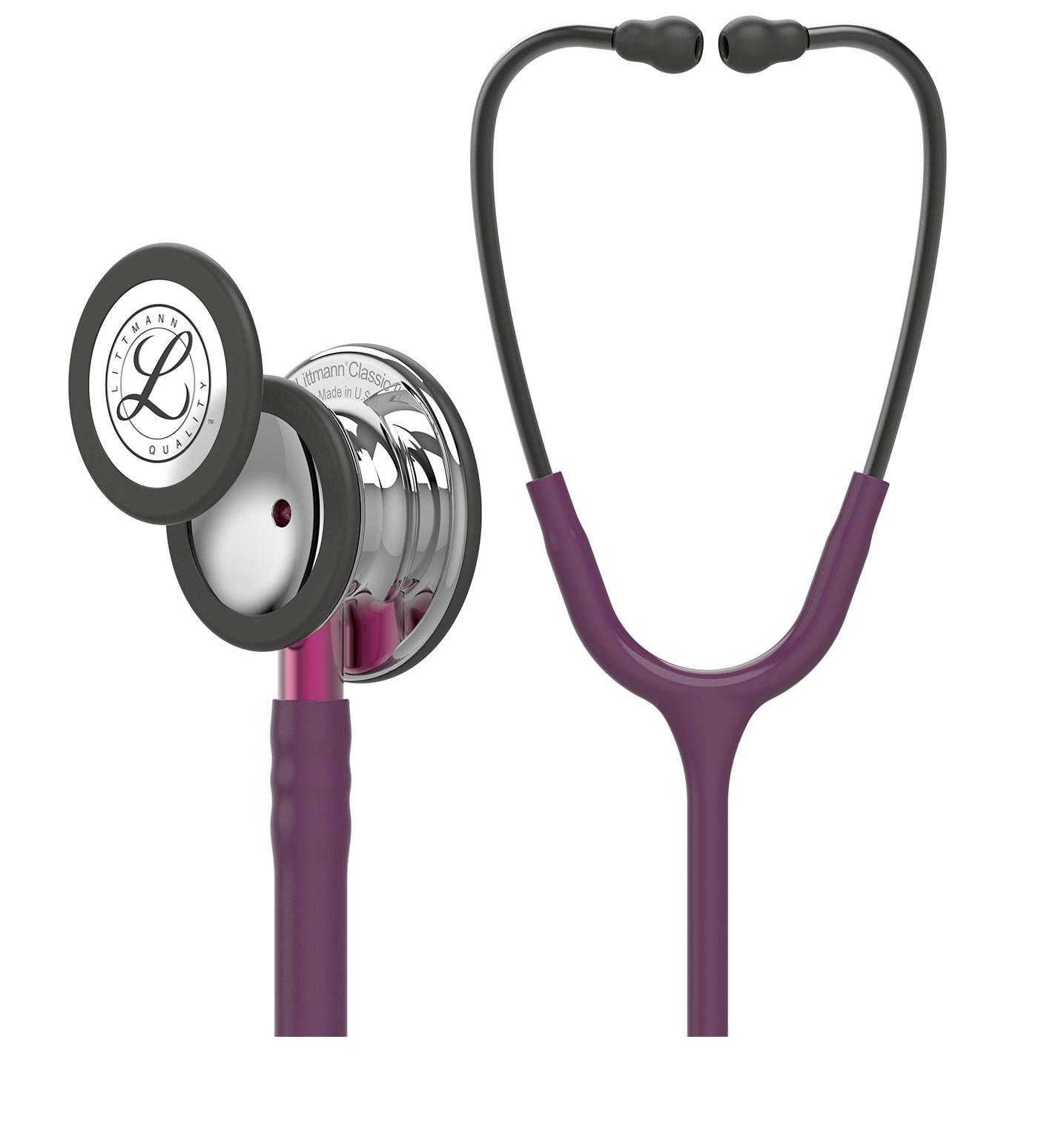 گوشی پزشکی لیتمن کلاس 3 بادمجانی آینه ای 5960