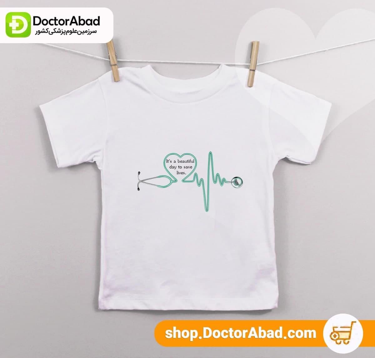 نیم تنه زنانه طرح گوشی پزشکی