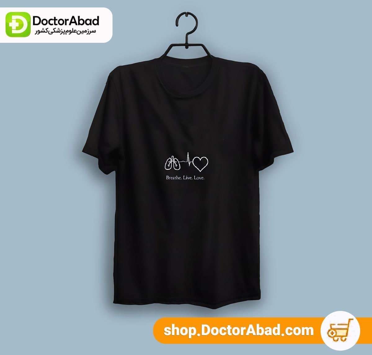 تیشرت مردانه طرح briath.live.love