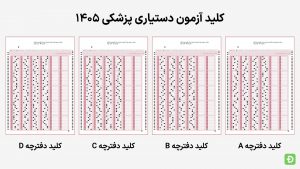 کلید آزمون دستیاری پزشکی منتشر شد (آپدیت زنده) | دکترمگ دکترآباد