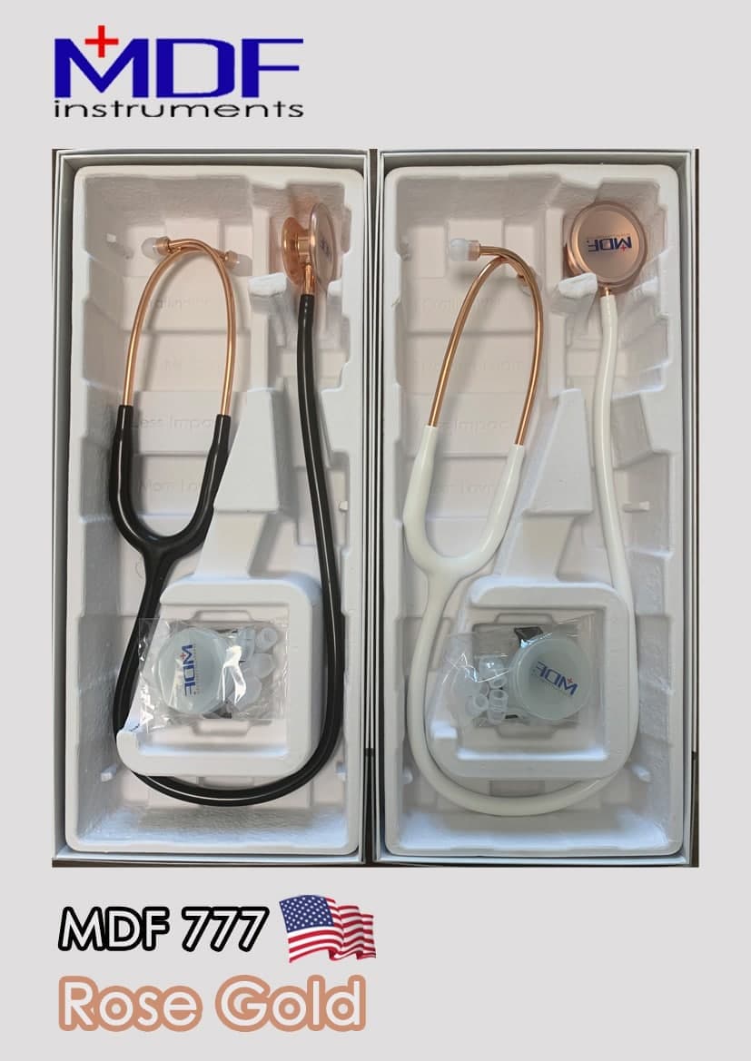 گوشی پزشکی رزگلد mdf 777RG
