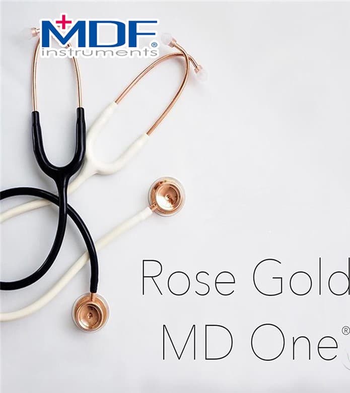 گوشی پزشکی رزگلد mdf 777RG