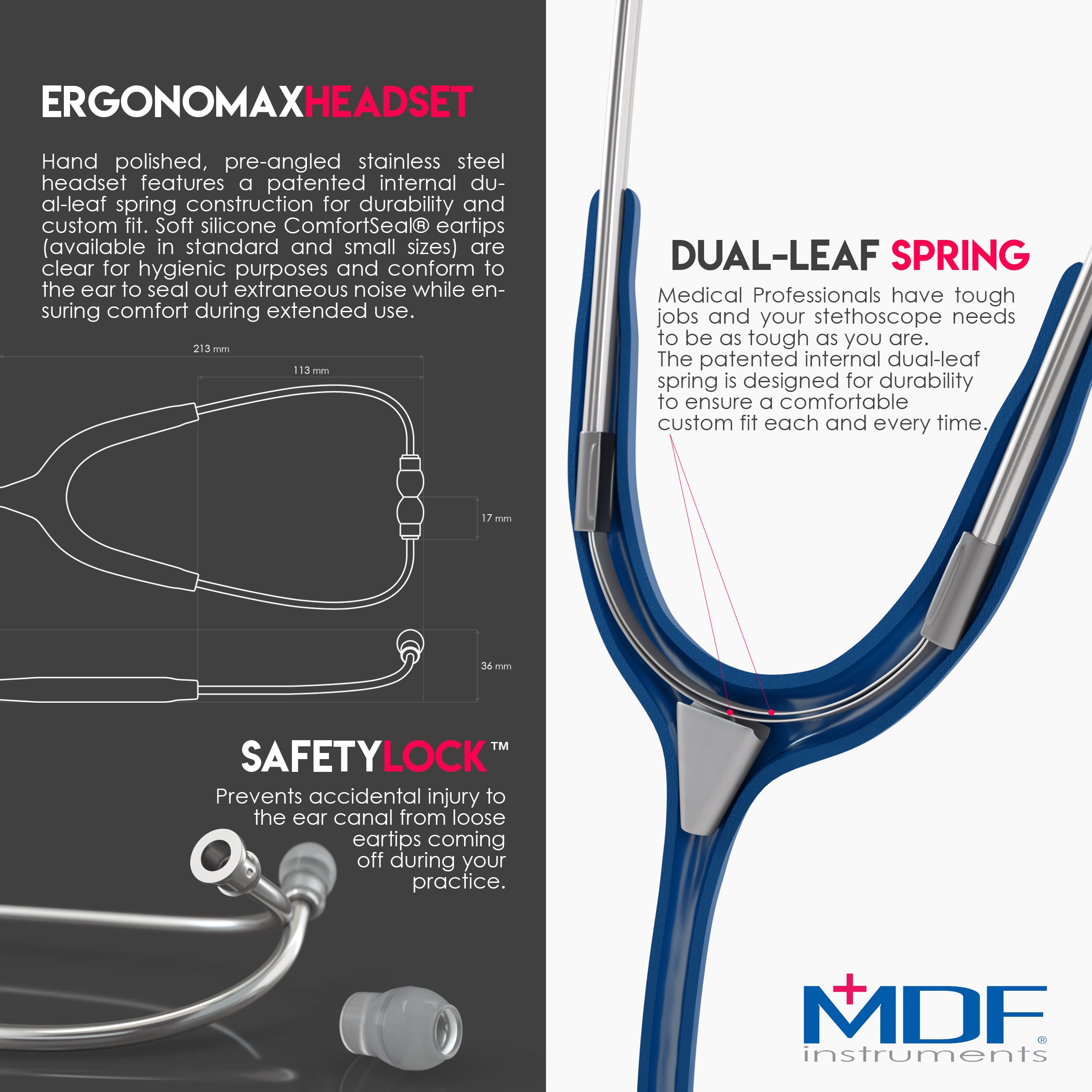 گوشی یونیسف mdf 747xp