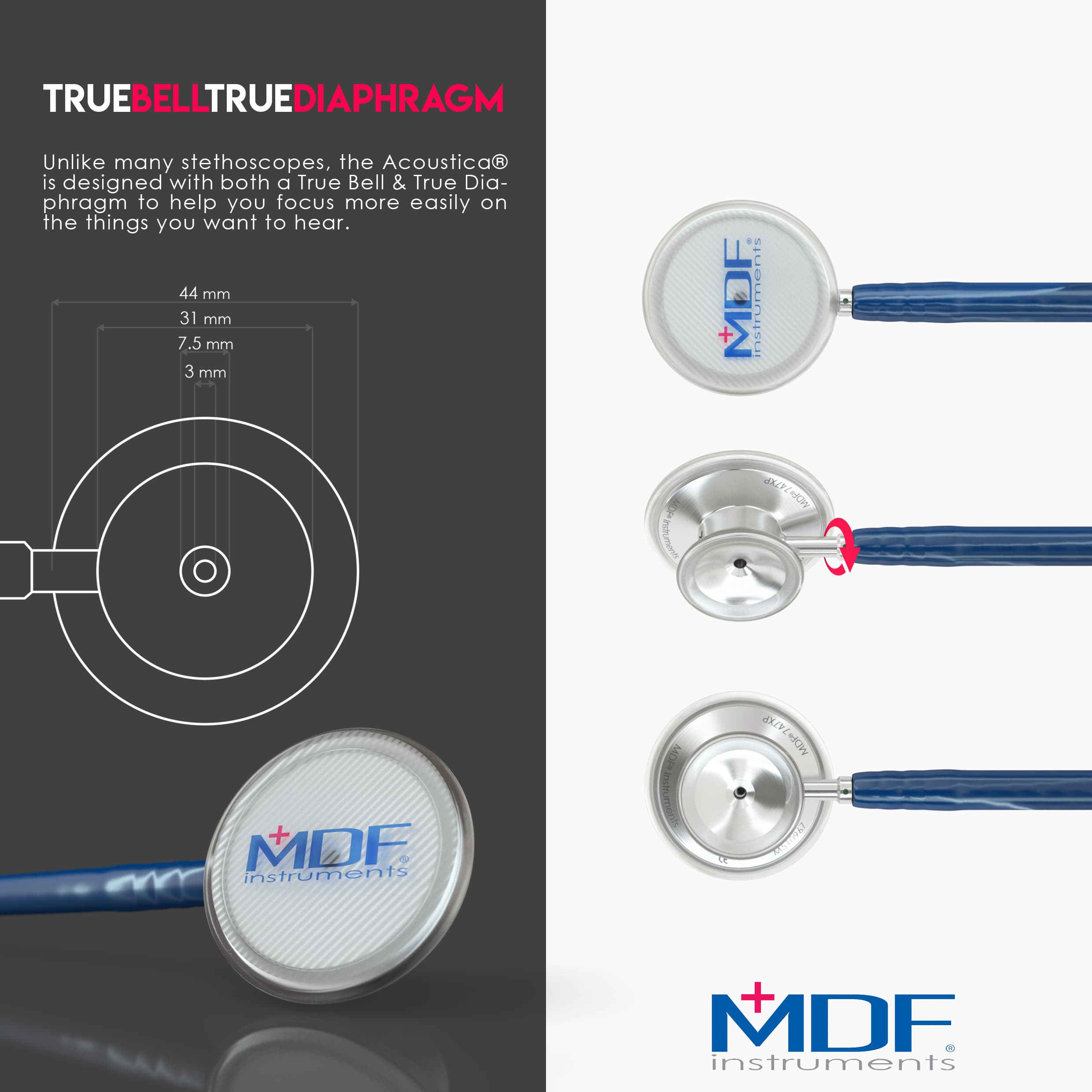 گوشی یونیسف mdf 747xp