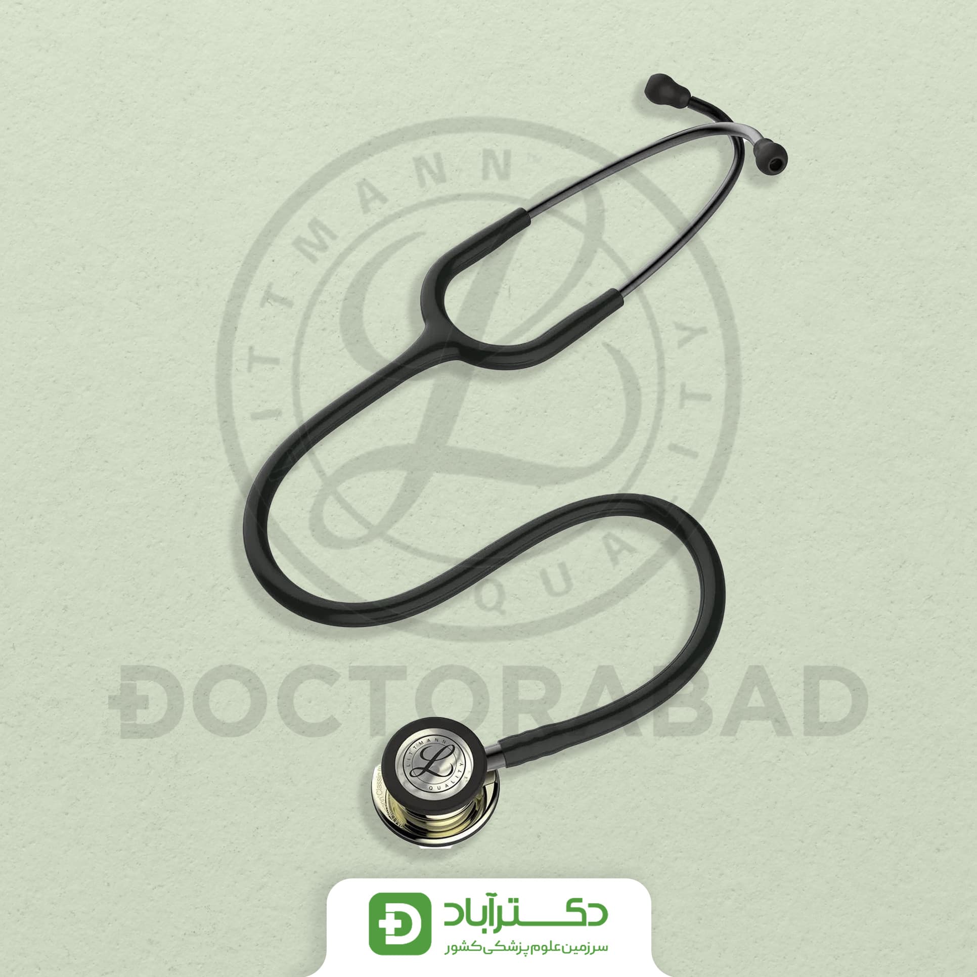 گوشی پزشکی لیتمن کلاس 3 مشکی شامپاینی 5861