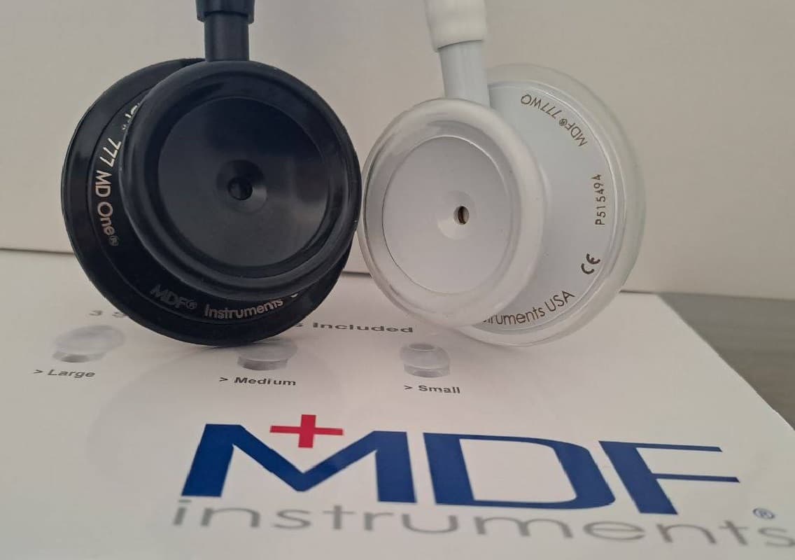 گوشی پزشکی mdf 777 تمام سفید