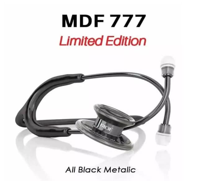 گوشی پزشکی mdf 777 Limited Edition فول مشکی متالیک
