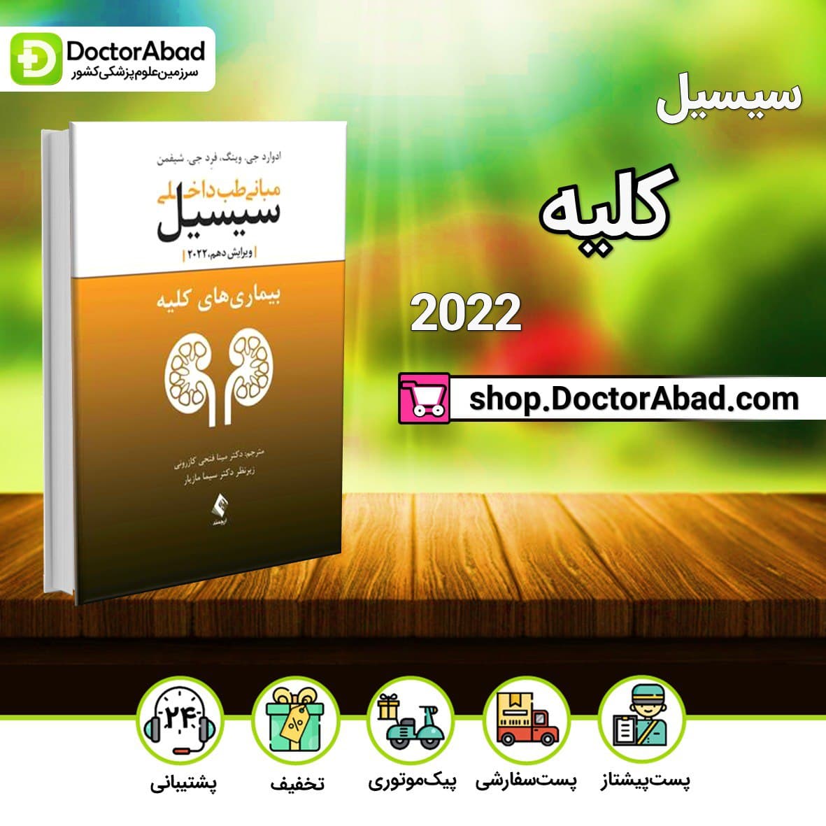 مبانی طب داخلی سیسیل 2022:بیماریهای کلیه(نشر ارجمند)