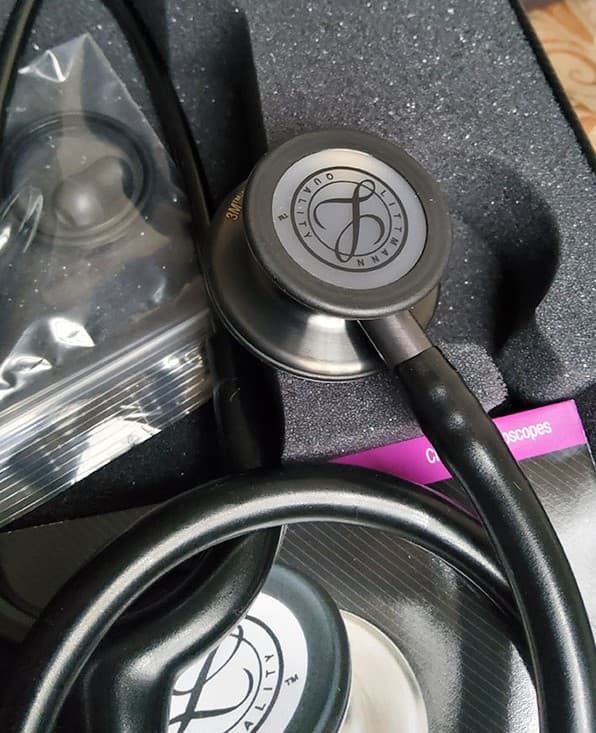 گوشی پزشکی لیتمن کلاس 3 مشکی دودی 5811