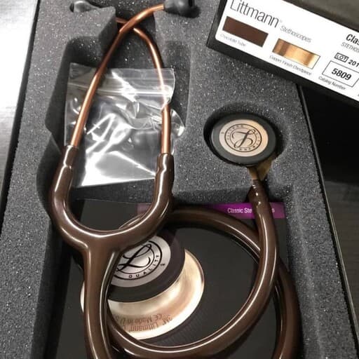 گوشی پزشکی لیتمن کلاس 3 شکلاتی مسی 5809