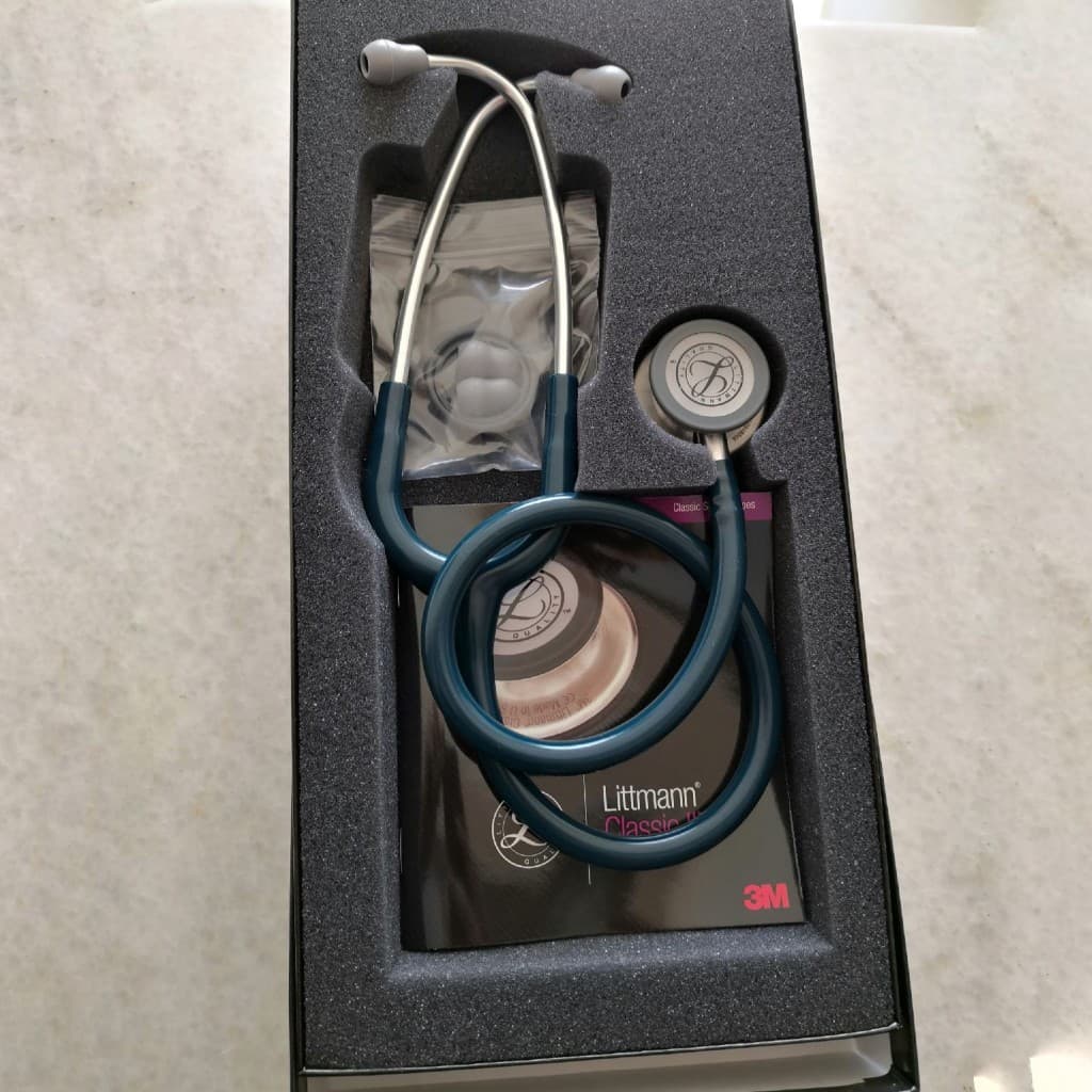 گوشی پزشکی لیتمن کلاس 3 آبی کاربنی 5623