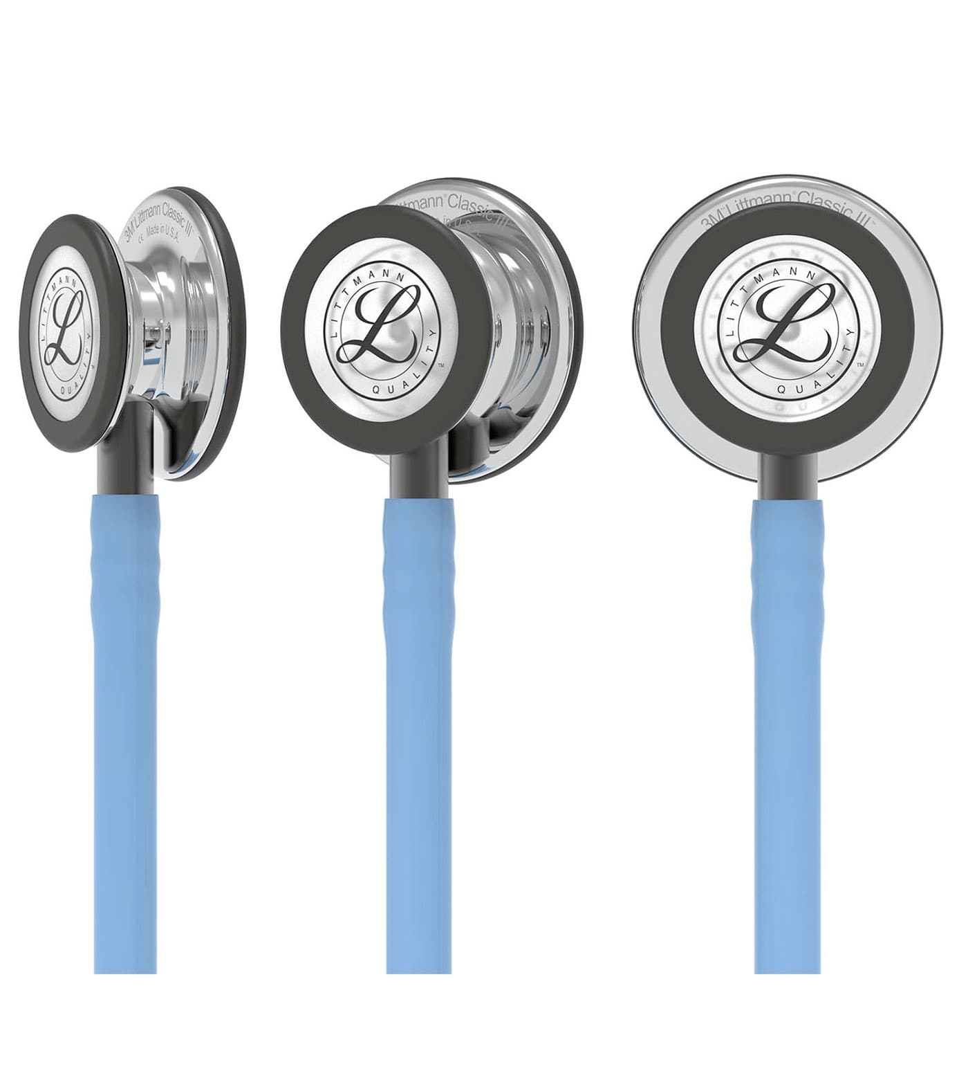 گوشی پزشکی لیتمن کلاس 3 آبی یخی آینه ای 5959