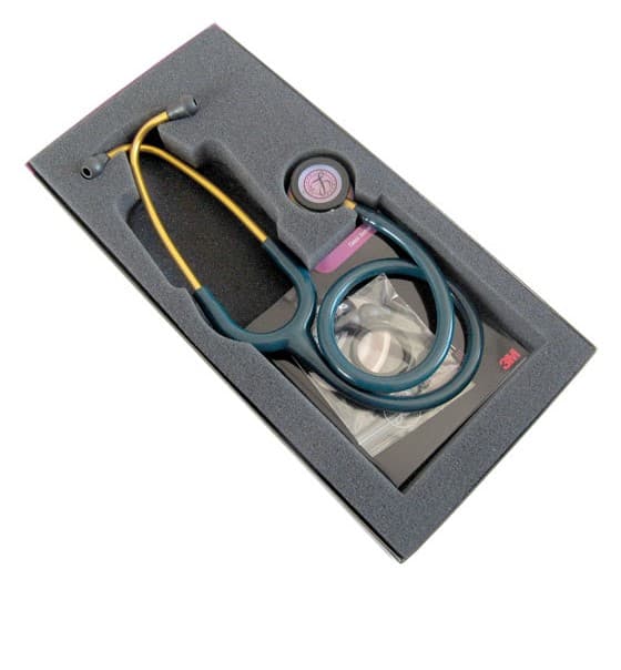 گوشی پزشکی لیتمن کلاس 3 آبی کاربنی رنگین کمانی 5807