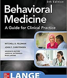 Behavioral Medicine A Guide for Clinical Practice 5th Edition 2020